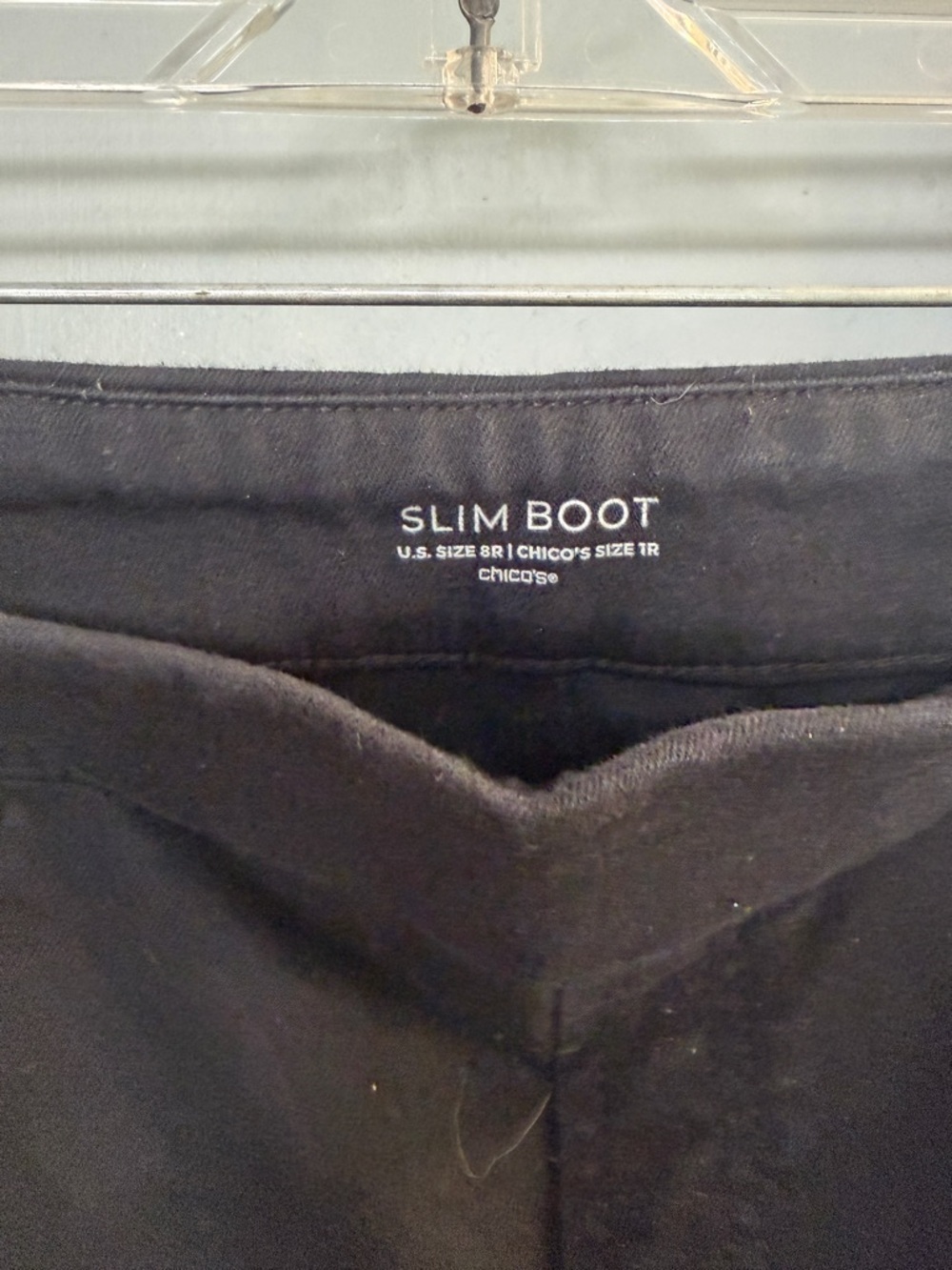 Chico's Slim Boot Jeans Black Stretch